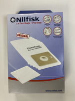 Nilfisk Genuine Dustbags (Coupe / One / Go Series) - Nilquip Ltd