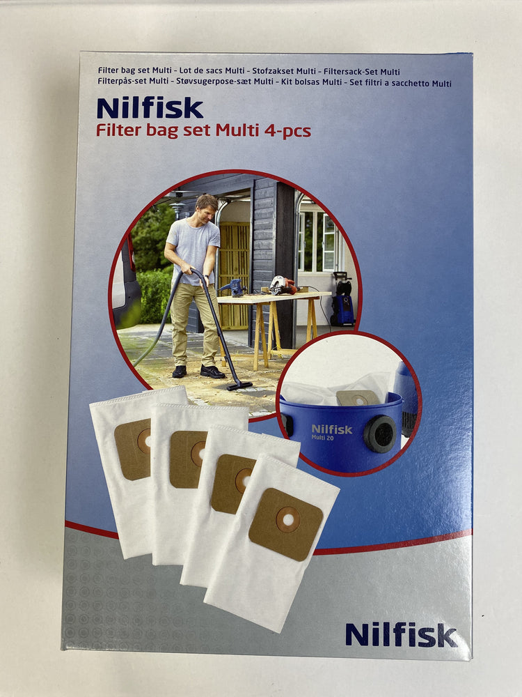 Nilfisk Genuine Dustbags (Multi Series) - Nilquip Ltd